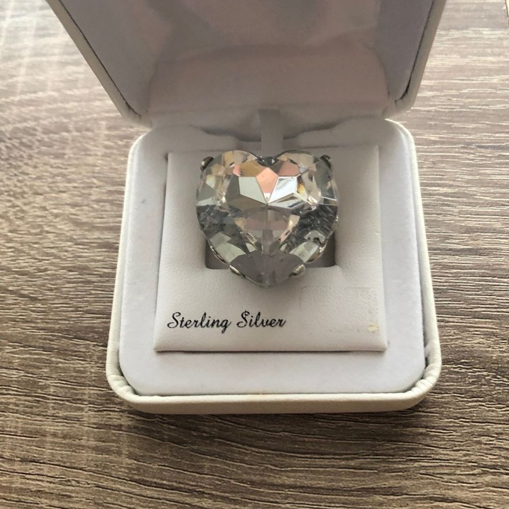 Plastic Costume Heart Ring